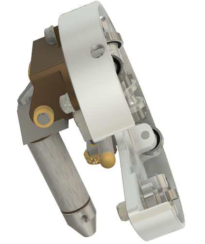 C2 lasher rear bearing plate assembly