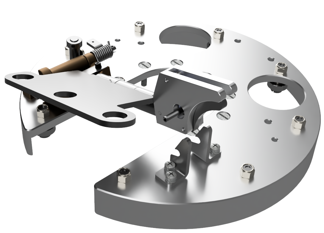 J2 lasher front bearing plate assembly